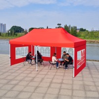 Carpa Publicitaria Plegable Oxford para Exteriores con Ventanas, Impermeable y Portátil para Eventos, Exhibiciones y Ferias