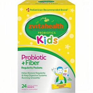 Sachets de fibres <span class=keywords><strong>probiotiques</strong></span> pour enfants sous marque privée, 24 unités, pour les 3 ans <span class=keywords><strong>et</strong></span> plus, soutien digestif <span class=keywords><strong>et</strong></span> immunitaire, aide à restaurer la régularité intestinale - Product Image 1