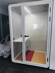 Cabina telefónica para reuniones, cabina <span class=keywords><strong>de</strong></span> estudio acústica insonorizada, cabina <span class=keywords><strong>de</strong></span> grabación, estudio moderno a prueba <span class=keywords><strong>de</strong></span> sonido, cabina <span class=keywords><strong>de</strong></span> trabajo silenciosa - Product Image 2