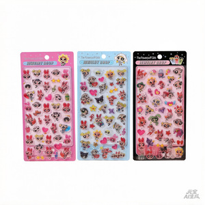 Autocollant en relief 3D stéréo <span class=keywords><strong>Snoo</strong></span> Design, motif dessin animé mignon pour enfants, pour carnet de notes, décoratif, en colle cristalline découpée au laser - Product Image 2
