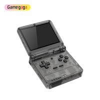 Yo Powkiddy V90S Flip Design Console de jeu portable à écran de 3.5 pouces Lecteurs de jeu portables Système Linux Console de jeu Open Source
