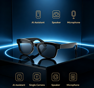 แว่นตาอัจฉริยะ WIFI ChatGPT M01Pro กล้อง 8MP 4K พร้อมผู้ช่วยเสียง AI ในตัว แปลภาษาแบบเรียลไทม์ กันน้ำ IP67 สำหรับกิจกรรมต่างๆ - Product Image 1