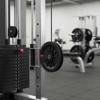 50mm 60mm 70mm 88mm 92mm 97mm 120mm 160mm 110mm 100mm Fitness Sport Gym Drahtseil-Rollen Nylon-Räder Kunststoff-Gym-Seilrolle