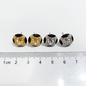 S925 Silver <b>Fine</b> <b>Stud</b> <b>Earrings</b> DIY Pearl Accessories with 7-8mm Round Beads Empty Earnail Tray Fashion Jewelry-22064 - Product Image 4