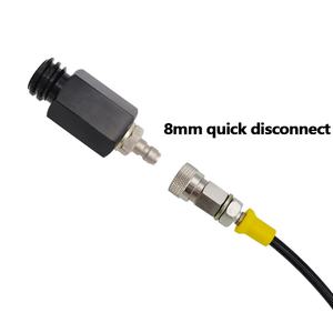 External High Pressure TPE Hose Kit for SodaStream Homebrew CO2 Tank TR21-4 to W21.8-14 CGA320 Air <b>Tools</b> Black+Gold - Product Image 4