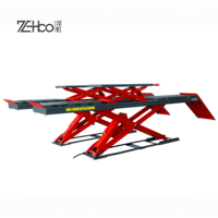 ZeHoo Hydraulique 4.5 Tonnes Sur-Sol Alignement De Voiture Ciseaux Ascenseur Roulant Cric Aligneur De Roue pour Atelier Automatique