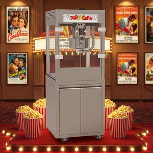 Commercial 16OZ Automatique <span class=keywords><strong>Popcorn</strong></span> Machine Cinémas Plasma Système De Purification Des Fumées D'huile Bouclier Thermique pour Les Boulangeries Fabriquées De Haute Qualité - Product Image 1