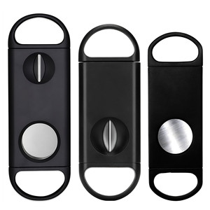 Coupe-cigares de qualité supérieure en acier inoxydable, couteau à cigares de type guillotine avec boîte cadeau, idéal pour les cigares <span class=keywords><strong>Cohiba</strong></span> et de luxe, OEM disponible - Product Image 3
