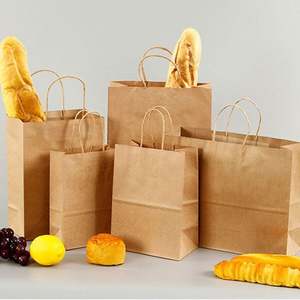 ถุงกระดาษขายส่งจากโรงงาน พิมพ์โลโก้ได้ ใช้สำหรับบรรจุของขวัญ อาหาร และเสื้อผ้า - Product Image 3