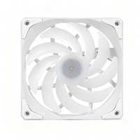Ventilador ARGB Blanco de 120 mm a Precio de Mayoreo, Ventilador de 4 Pines PWM para Caja de PC, Enfriador para Juegos