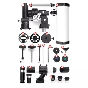 Télescope réflecteur Newtonien <span class=keywords><strong>AstroMaster</strong></span> 114EQ pour débutants Optique en verre entièrement revêtue Trépied réglable en hauteur - Product Image 6