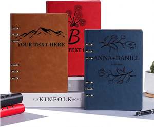 Wholesale A5 Business Office Coil-Bound Leather Hardcover Notebooks, Waterproof Cover Loose-Leaf <b>Notepads</b> - Product Image 6