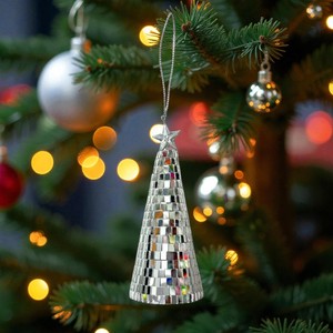 Ornements suspendus en verre miroir pour fête de Noël, imperméables, géants, en forme de sucette, de <span class=keywords><strong>bottes</strong></span>, de chaussures, d'étoile, de bulbe, de calebasse, pour arbre de Noël - Product Image 6