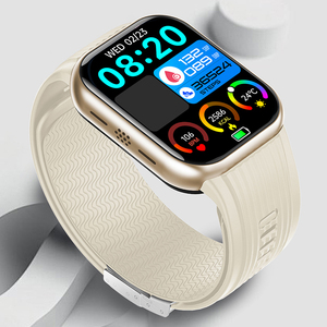 Nouvelle <span class=keywords><strong>montre</strong></span> connectée de santé TK67 2026 avec pompe à air carrée, mesure de la pression artérielle, appels, écran AMOLED 1,952 pouces, batterie 530 mAh, étanche IP66 - Product Image 2