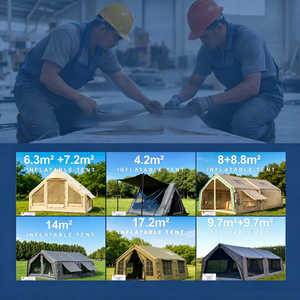 Carpa Domo Hexagonal para 6-8 Personas, Doble Capa, Poliéster Impermeable, Cuatro Estaciones, Apertura Automática Rápida, Estilo Moderno - Product Image 5