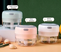 USB Mini Draadloze Knoflookmolen Voedsel Groente Vlees Peper Chili Snijder Keuken Gadgets Molen 100ml/250ml