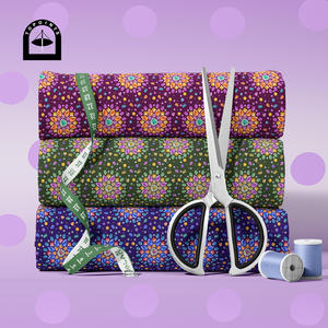 2025 Topoints acceptent le tissu de coton <span class=keywords><strong>Liberty</strong></span> personnalisé avec des nœuds roses et des rubans motif numérique imprimé 100% coton pour les vêtements - Product Image 1