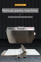 Nouvelle Laminoir à Pâte Manuelle en Acier Inoxydable pour Boulangerie de Croissants, Longue Durée de Vie et Utilisation en Moulin à Farine