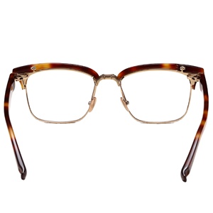 แว่นตาสำหรับผู้ชายกรอบแว่นสายตาทำด้วยมือสำหรับผู้หญิงผู้ใหญ่ดีไซน์ใหม่ทำด้วยมือไทเทเนียมแท้ - Product Image 5