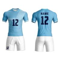 Pakaian Olahraga Sepak Bola Pria Lengan Setengah 100% Poliester Harga Grosir Seragam dan Jersey Sepak Bola