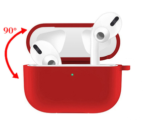 เคสซิลิโคนกันกระแทกแบบนิ่มสำหรับ Airpods <span class=keywords><strong>Pro</strong></span> รองรับการชาร์จ<span class=keywords><strong>ไร้</strong></span><span class=keywords><strong>สาย</strong></span> - Product Image 3