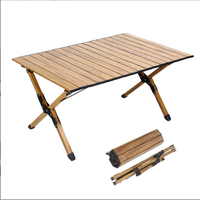 Table de camping pliable en aluminium NTOPSUN, mobilier de barbecue portable, table de pique-nique de jardin en métal