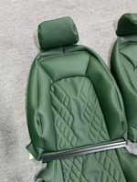 Maßgefertigter Grüner Nappa-Leder Kompletter Autositzbezug für Volkswagen Beetle