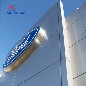 Panel Compuesto de Aluminio 100% PVDF Serie 2000, Alta Resistencia a la Corrosión, Color Personalizado, Núcleo Irrompible, Impermeable, Precio de Fábrica - Product Image 1