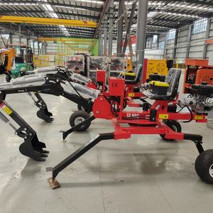 Mini-excavatrice araignée mobile sur rail chinoise, excavatrices à essence EPA adaptées à l'utilisation agricole - Product Image 3
