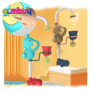Jouet d'éléphant en plastique à pulvérisation d'eau pour le <span class=keywords><strong>bain</strong></span>, pomme de douche pour bébé à partir de 6 mois - Product Image 1