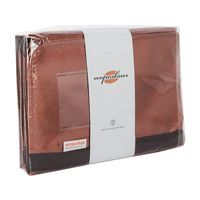 2PCS Tas Pindahan Lipat Ekstra Besar Warna Coklat 60L, Dapat Didaur Ulang, Hemat Tempat, Dilengkapi Ritsleting dan Pegangan, Kain Kompresi, Kapasitas 12kg