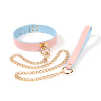 Jouets érotiques SM, ensemble de jouets sexuels en cuir PU Macaron pour femmes, entraînement de bondage, menottes, bouchons buccaux, pour adultes