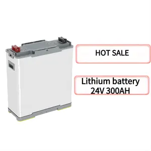 木本新技术24V 300AH锂电池太阳能系统储能