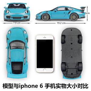 WELLY Willy 1:24 per Porsche GT3 RS, Modellino in Lega Simulata, Pezzo da Collezione per Adulti, Modello Auto in Plastica - Product Image 2