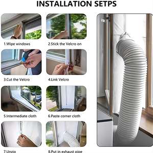 <span class=keywords><strong>Sellador</strong></span> de <span class=keywords><strong>ventanas</strong></span> <span class=keywords><strong>para</strong></span> unidad de CA, sello Universal <span class=keywords><strong>para</strong></span> aire acondicionado portátil, 400CM - Product Image 3