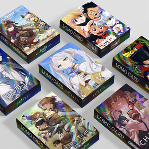 38 Diseños, 30 Piezas por Bolsa, Tarjetas Lomo Personalizadas de Anime, Tarjetas Fotográficas Holográficas, Luffy, <span class=keywords><strong>Ganyu</strong></span>, Tarjetas de Juego de Dibujos Animados Láser, Paquete de Regalo - Product Image 6