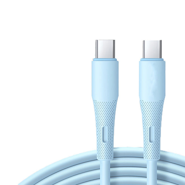 Genuine Liquid Soft PD Fast Charging Cable 100W Type-C Charging Cable.