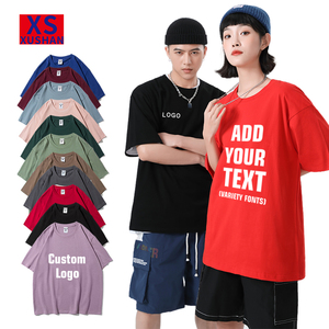 Chất Lượng Cao Unisex T-Shirts Tùy Chỉnh In Biểu Tượng Đồ Họa Thiết Kế Nhà Máy Bán Hàng Trực Tiếp Cotton Đồng Bằng T-Shirt Cho Quá Khổ Dệt Kim - Product Image 1