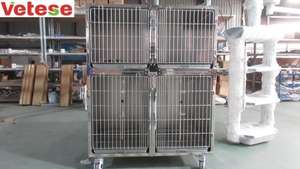 Cages vétérinaires en acier inoxydable, vétérinaire, oxygène, cage de soins infirmiers pour chiens et chats, clinique vétérinaire - Product Image 5