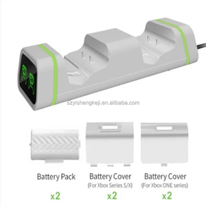 Station de charge double TYX-19006X avec batterie pour manette de jeu <span class=keywords><strong>Xbox</strong></span> One S <span class=keywords><strong>X</strong></span>/ <span class=keywords><strong>Xbox</strong></span> Series S <span class=keywords><strong>X</strong></span>, chargeur ABS - Product Image 6