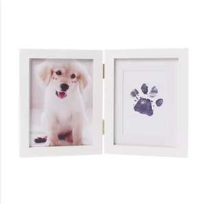 Cadre photo moderne élégant en argile et mousse fait à la main pour chat et chien Ensemble de cadres photo pour nouveau-né Souvenirs pour cercueils d'animaux de compagnie - Product Image 5