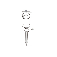 Projecteurs LED encastrés réglables pour extérieur, lampes de pelouse, éclairage paysager LED, projecteurs LED pour jardin
