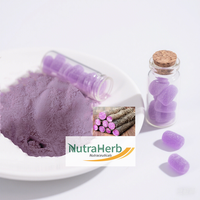 Échantillon Gratuit de Poudre d'Igname Violette de Qualité Alimentaire, Poudre d'Igname Violette Pure et Naturelle, Poudre d'Ube