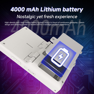 MINI40 เรโทรคอนโซลเกมพกพา 64G 18000+ เกม หน้าจอ IPS HD ขนาด 4.0 นิ้วอุปกรณ์เล่นเกมวิดีโอโอเพ่นซอร์ส ลินุกซ์ ซิสเต็ม คอนโซล - Product Image 5