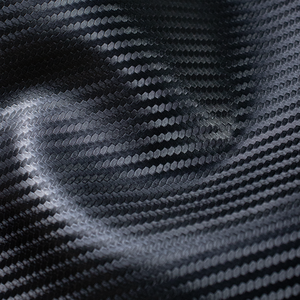 0.7mm dày sợi carbon kết cấu Faux Da <span class=keywords><strong>PU</strong></span> vật liệu cho xe bọc và chỉ đạo bánh xe da tổng hợp - Product Image 4