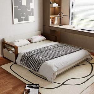Canapé <span class=keywords><strong>convertible</strong></span> moderne en tissu avec cadre métallique, personnalisable, extensible, pliable, avec rangement, pour salon, lavable, directement de l'usine - Product Image 2