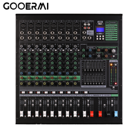 Console audio professionnelle BE-10 10 canaux + alimentation fantôme 48V, 16 effets DSP, Bluetooth, USB, lecture sur ordinateur, pour scène