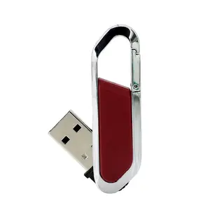 2021 hot sale security leather usb flash drive with customized logo