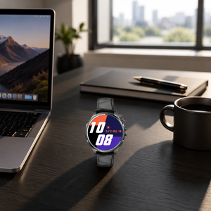 Montre connectée 4G LTE W7 Quad Core 1,73 pouces AMOLED Android 8.1, 800 mAh, caméra pop-up, GPS, BT, WiFi, moniteur de fréquence cardiaque - Product Image 2