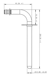 Codo de cobre T2 con brida de media pulgada F1960 <span class=keywords><strong>Wirsbo</strong></span> Pex - Product Image 5